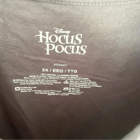 Women’s Disney Hocus Pocus Cotton Tee Size 2X - Picture 5 of 6